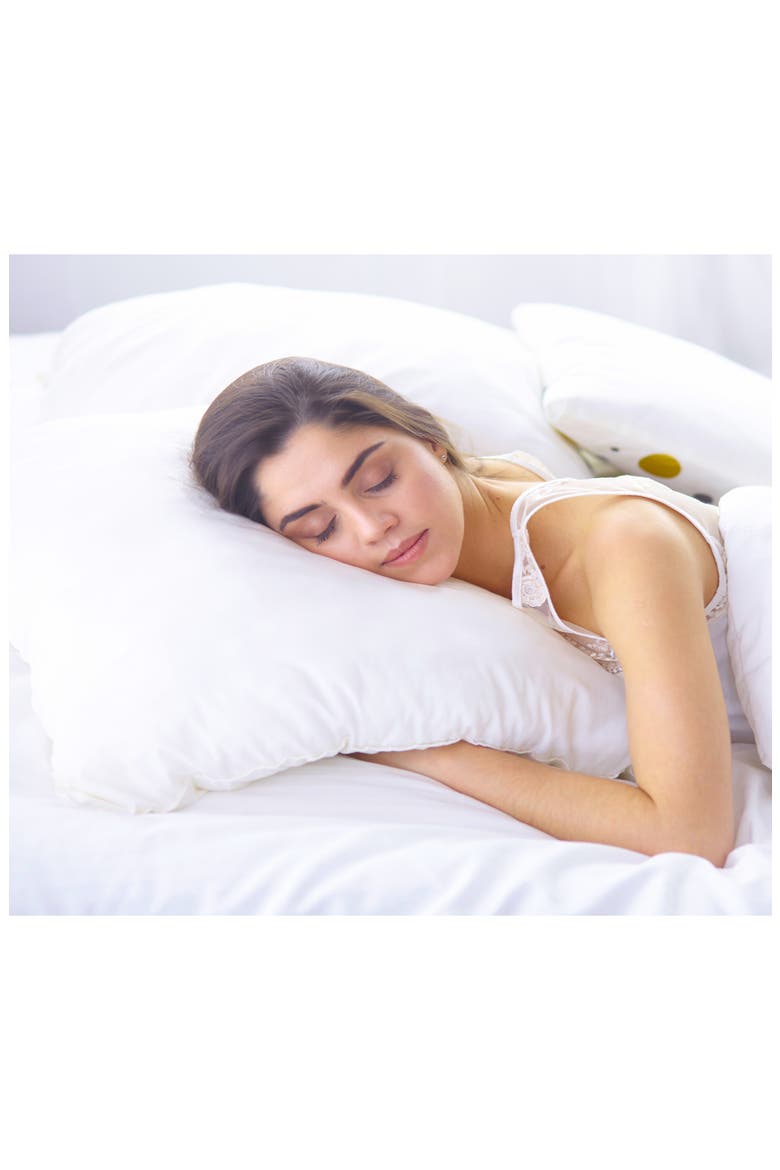 Euro Pillow, Alternate, color, WHITE