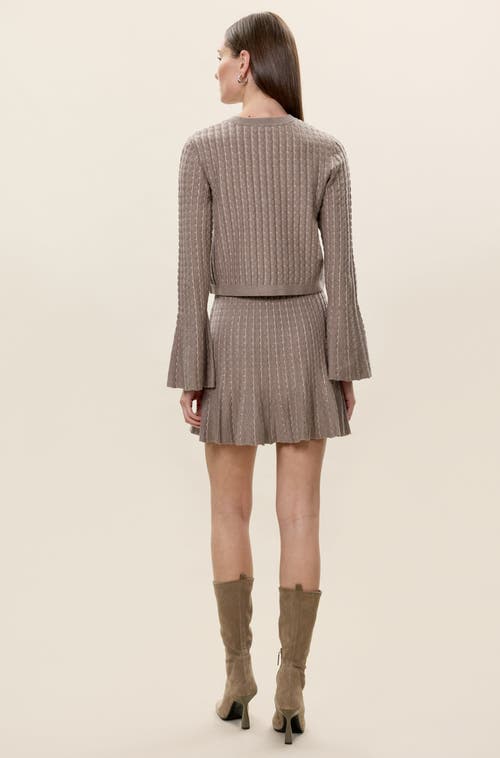 Rebecca Taylor Dorothy Sweater Skirt In Brown