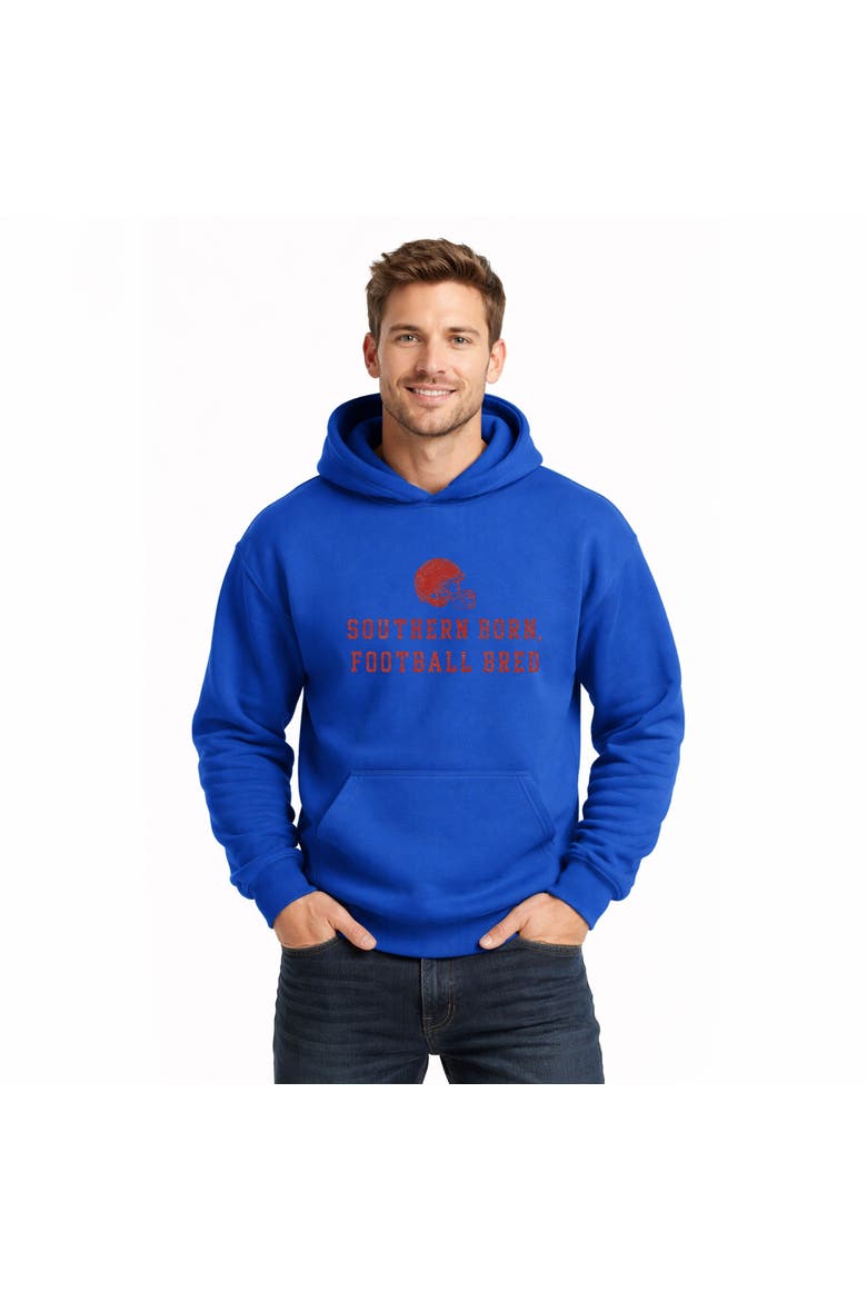 Southern Born Football Bred Helmet Hoodie, Main, color, Royal