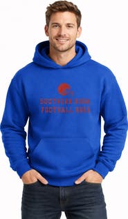 Simply Sage Market Southern Born Football Bred Helmet Hoodie