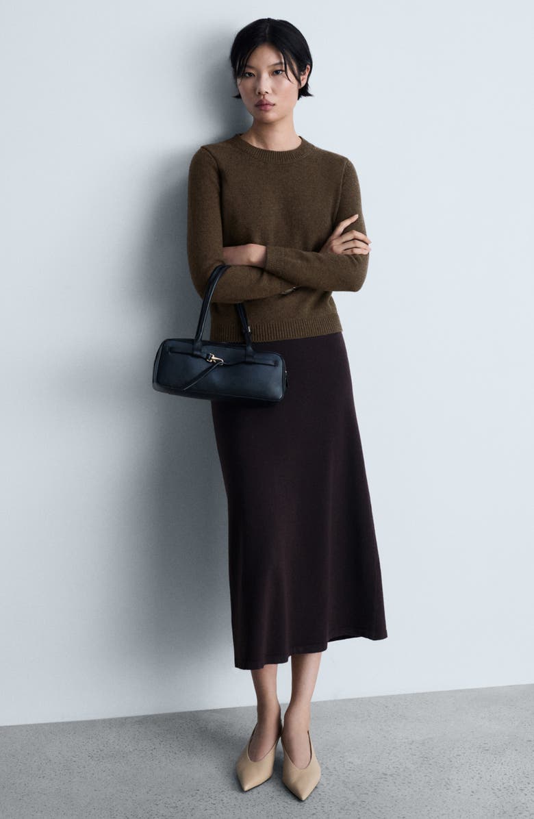 MANGO Long Sleeve Sweater, Alternate, color, 