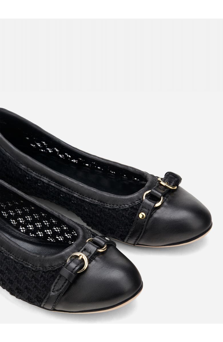 AGL Monia Ballet Flat, Alternate, color, Black Fabric