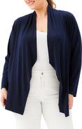 Karen Kane Open Front Travel Jersey Cardigan