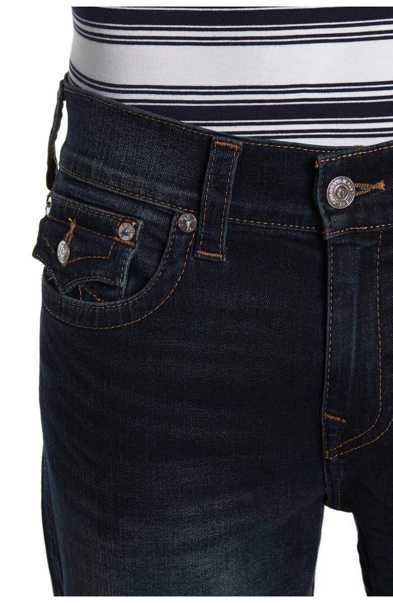 True Religion Ricky Flap Pocket Relaxed Straight Jeans, Alternate, color, Ggjd Last