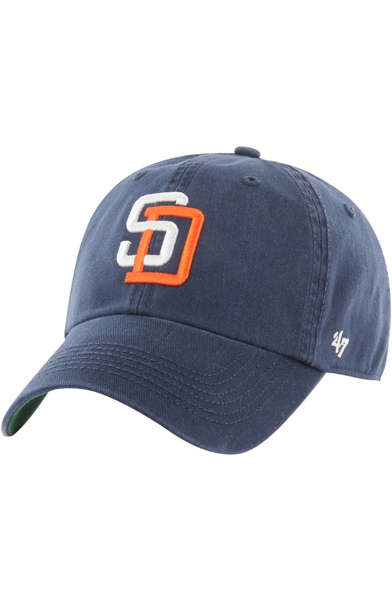 '47 Men's '47 Navy San Diego Padres Sure Shot Classic Franchise Fitted Hat, Alternate, color, 
