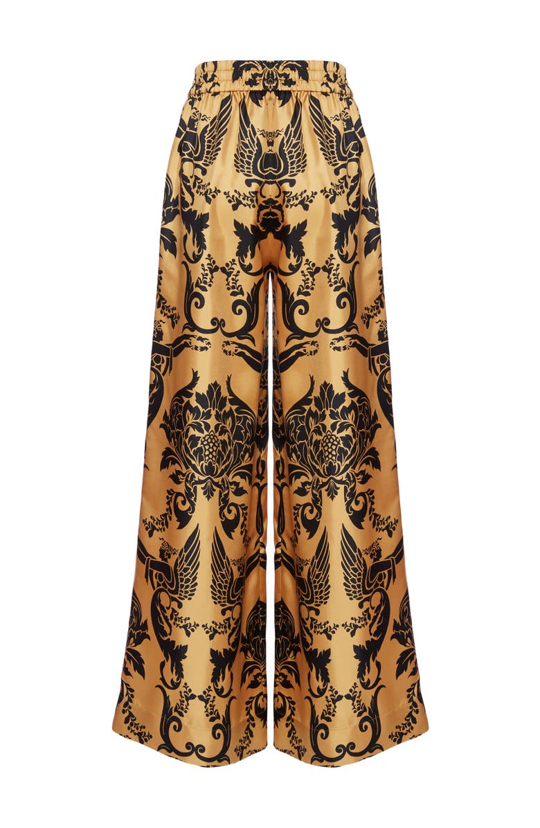 La DoubleJ Palazzo Pants Cherubs Gold, Alternate, color, 