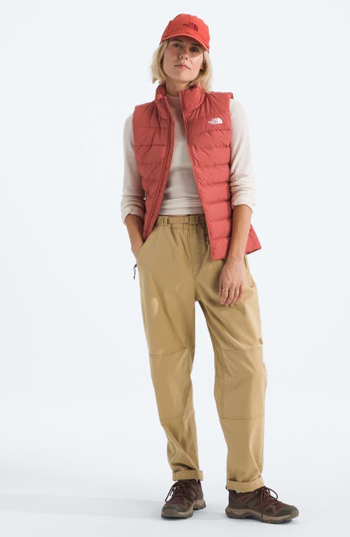 The North Face Aconagua 3 Puffer Vest In Red