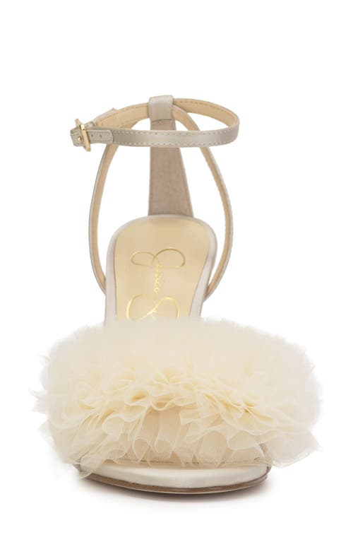 Jessica Simpson Jilria Ankle Strap Sandal In Soft Ivory