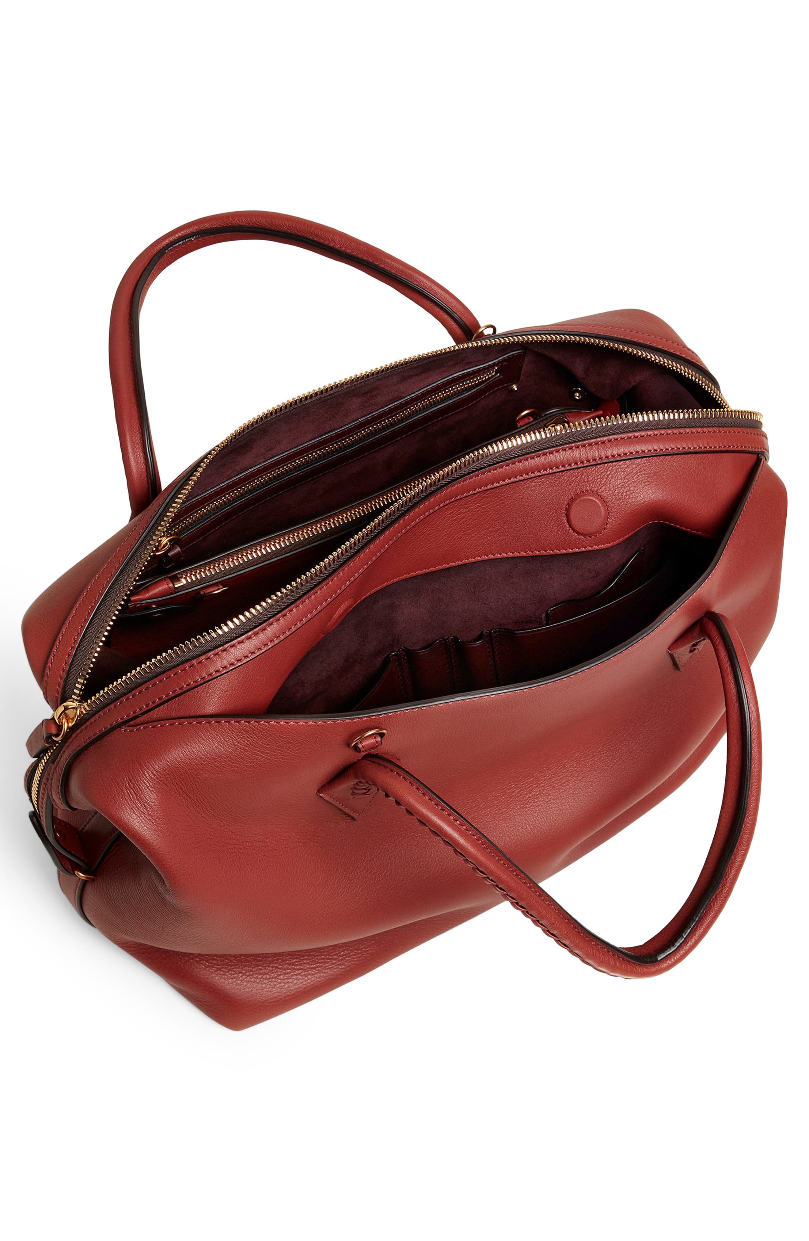 Métier London Perriand City Leather Duffel Handbag, Alternate, color, 