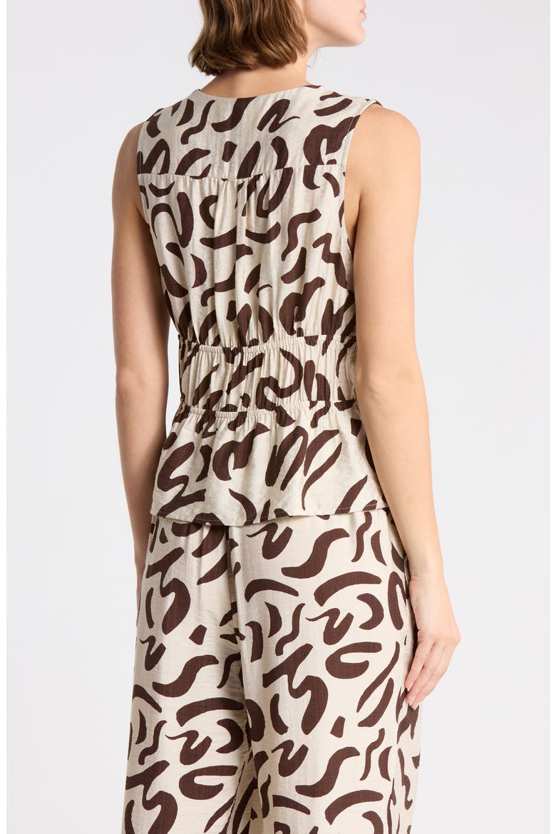Abstract Espresso Top, Alternate, color, R626 CREAM/ ESPRESSO