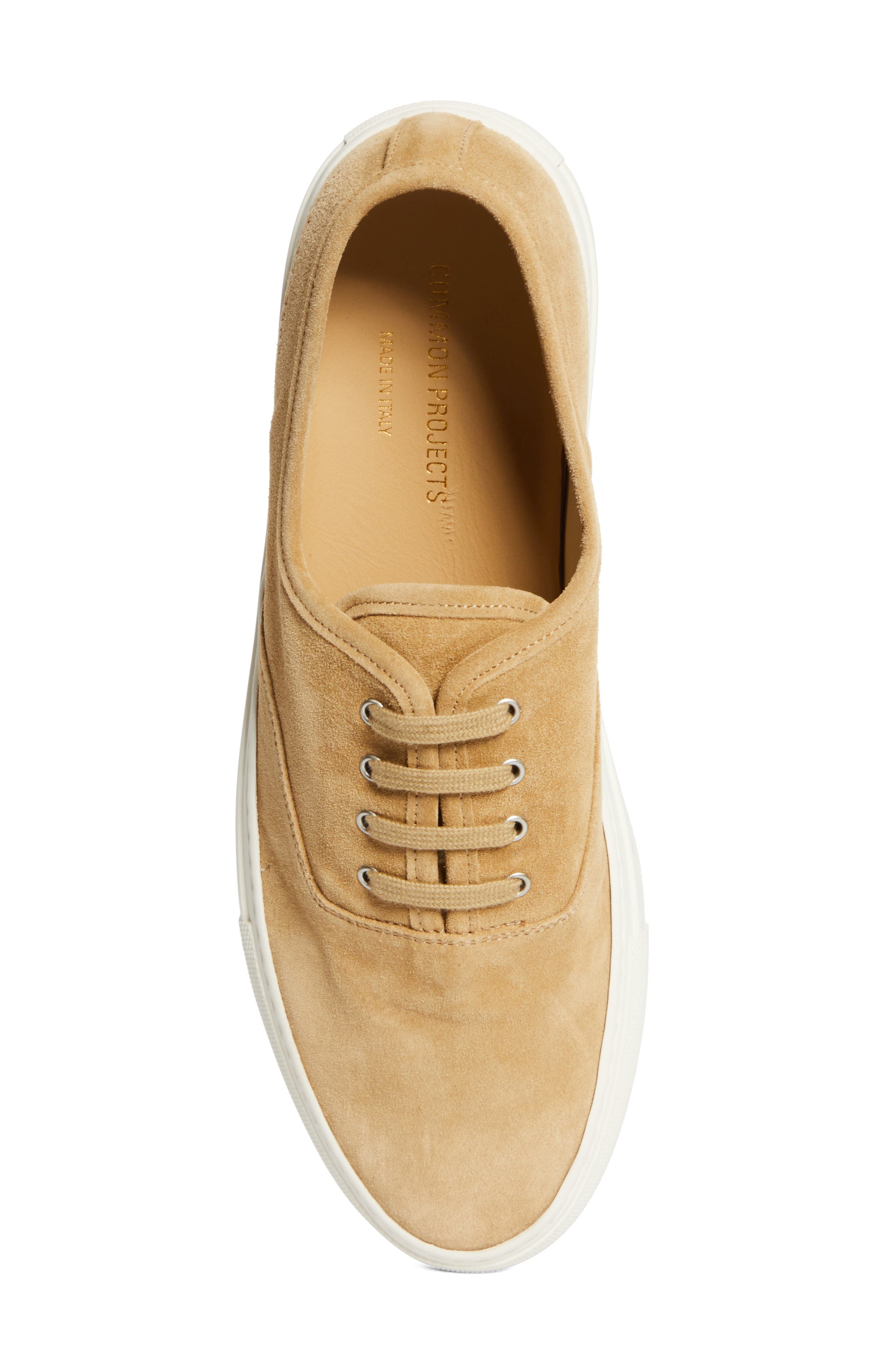 Four Hole Slip-On Sneaker, Alternate, color, BIEGE