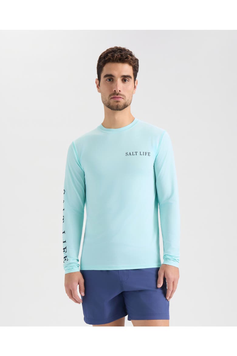 Canopy Performance Long Sleeve Tee, Main, color, Lt Aruba Heather