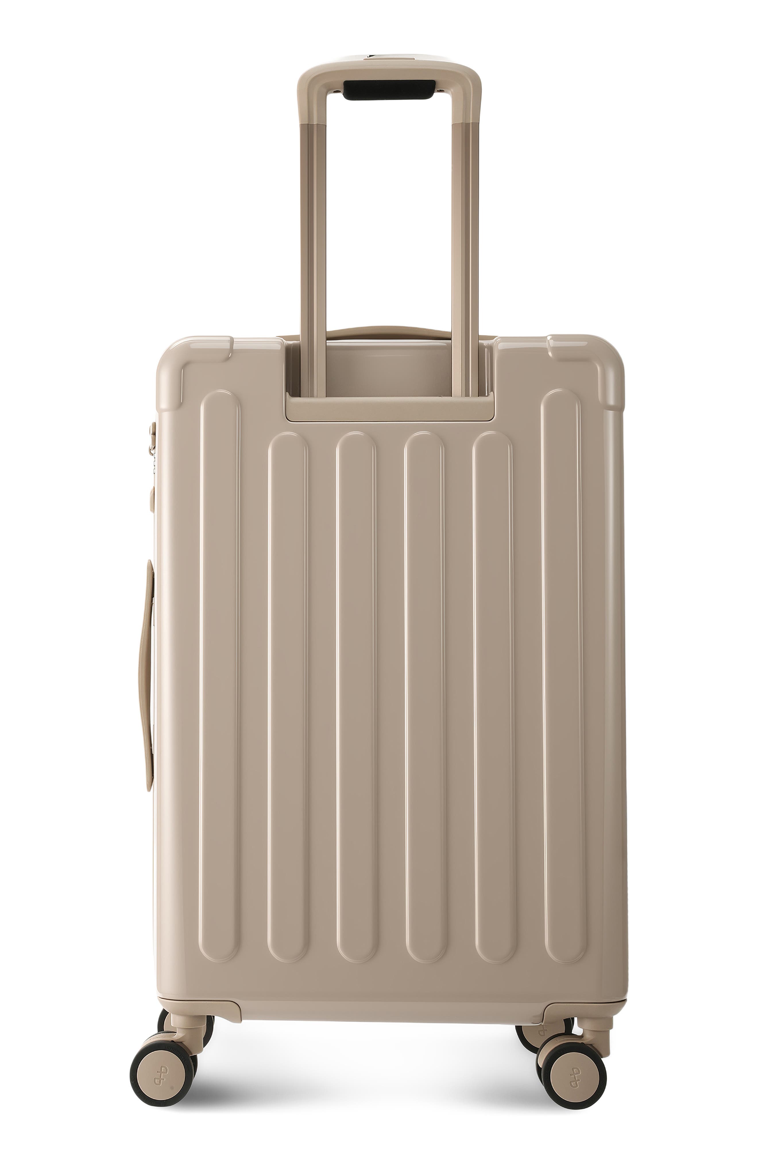 Hedgren Nostos Glossy Medium Spinner Suitcase, Alternate, color, Sahara