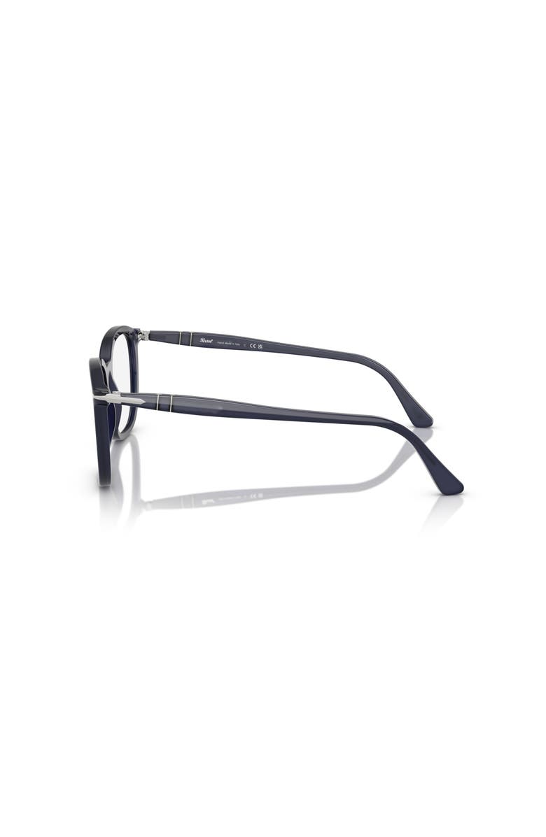 Persol 50mm Rectangle optical glasses, Alternate, color, Blue