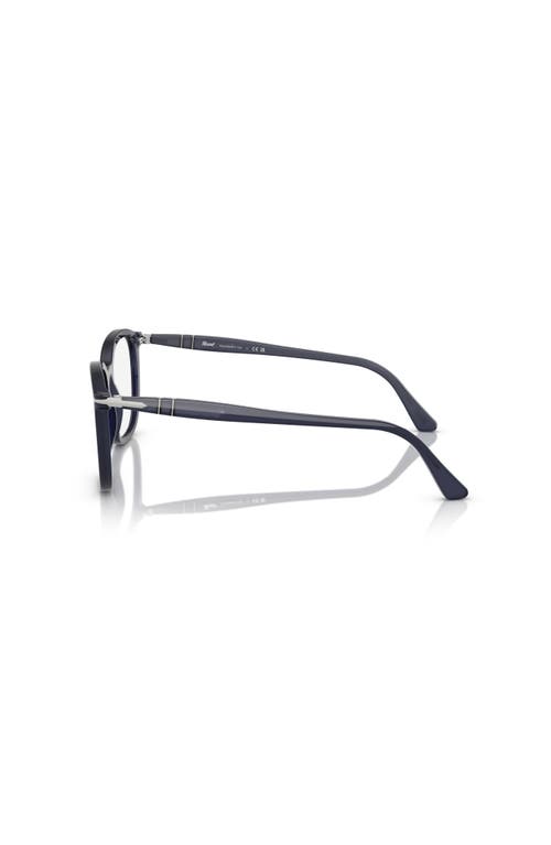 Persol 50mm Rectangle Optical Glasses In Black