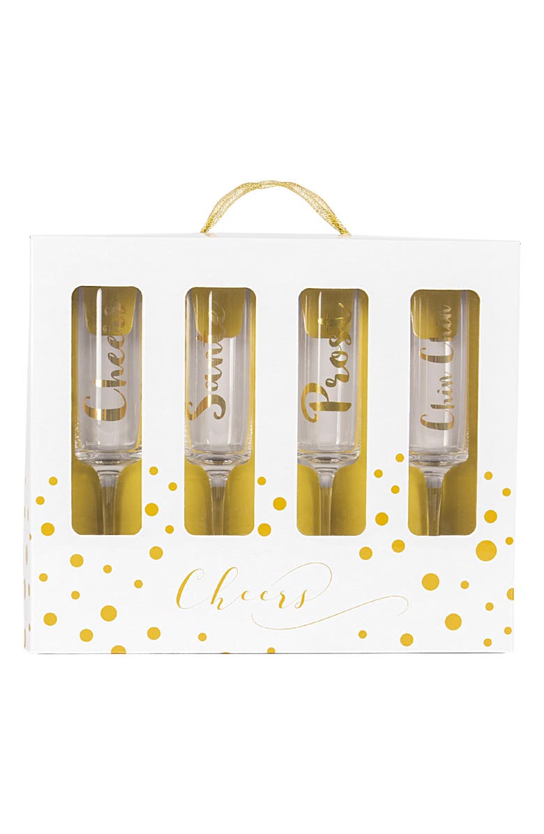 Cathy's Concepts 'Cheers' Champagne Flutes, Alternate, color,