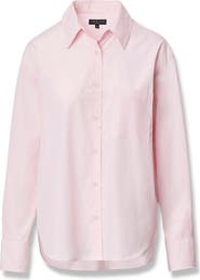 rag & bone Connie Cotton Poplin Button-Up Shirt