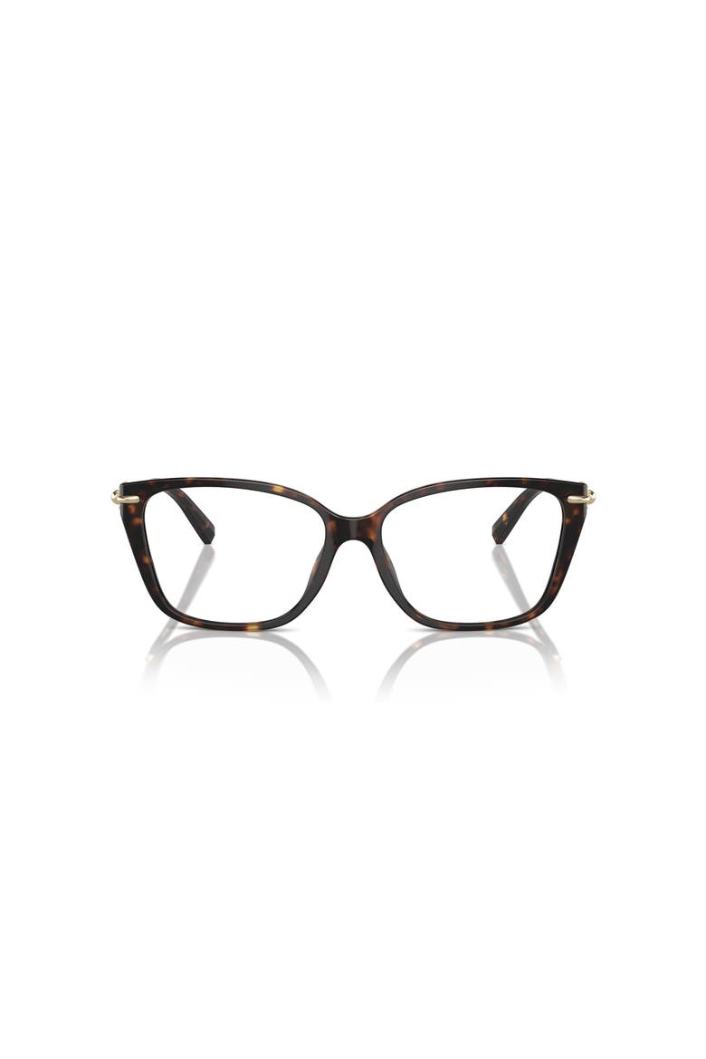 53mm Rectangle optical glasses, Alternate, color, Tortoise