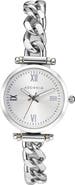 Adornia Cannes Chain Bracelet Watch, 28mm
