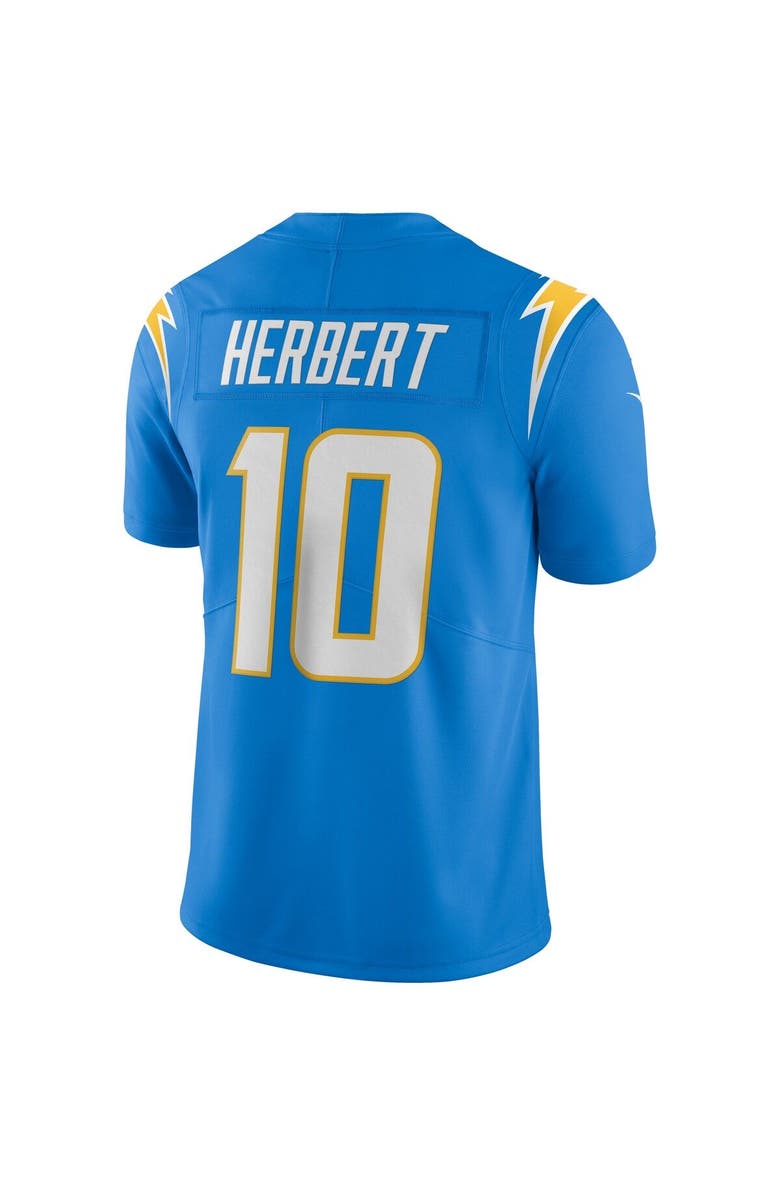 Nike Men's Nike Justin Herbert Powder Blue Los Angeles Chargers Vapor Limited Jersey, Alternate, color, Powder Blue