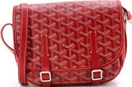 Pre-Owned Goyard Belvedere Messenger Bag Coated Canvas with Leather PM