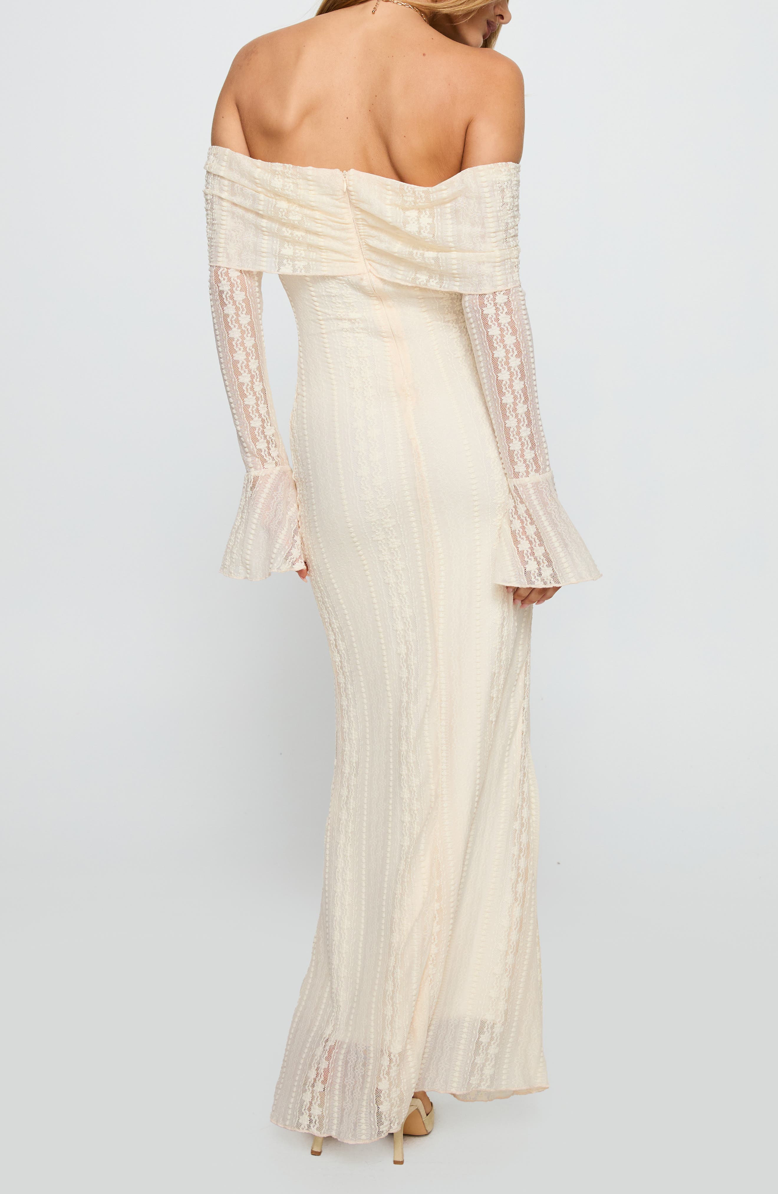 Perdita Long Sleeve Lace Maxi Dress - image 2