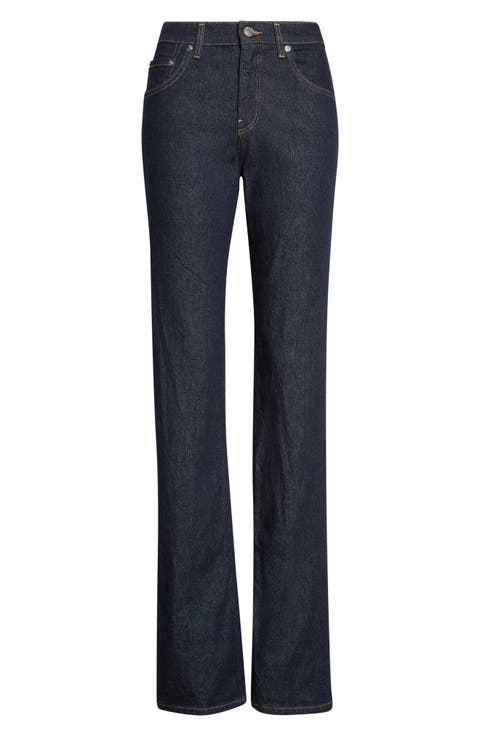 Chewy High Waist Straight Leg Jeans