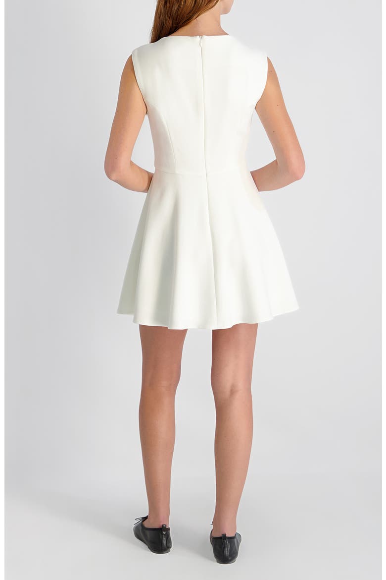 Whisper Fit & Flare Minidress, Alternate, color, SUMMER WHITE