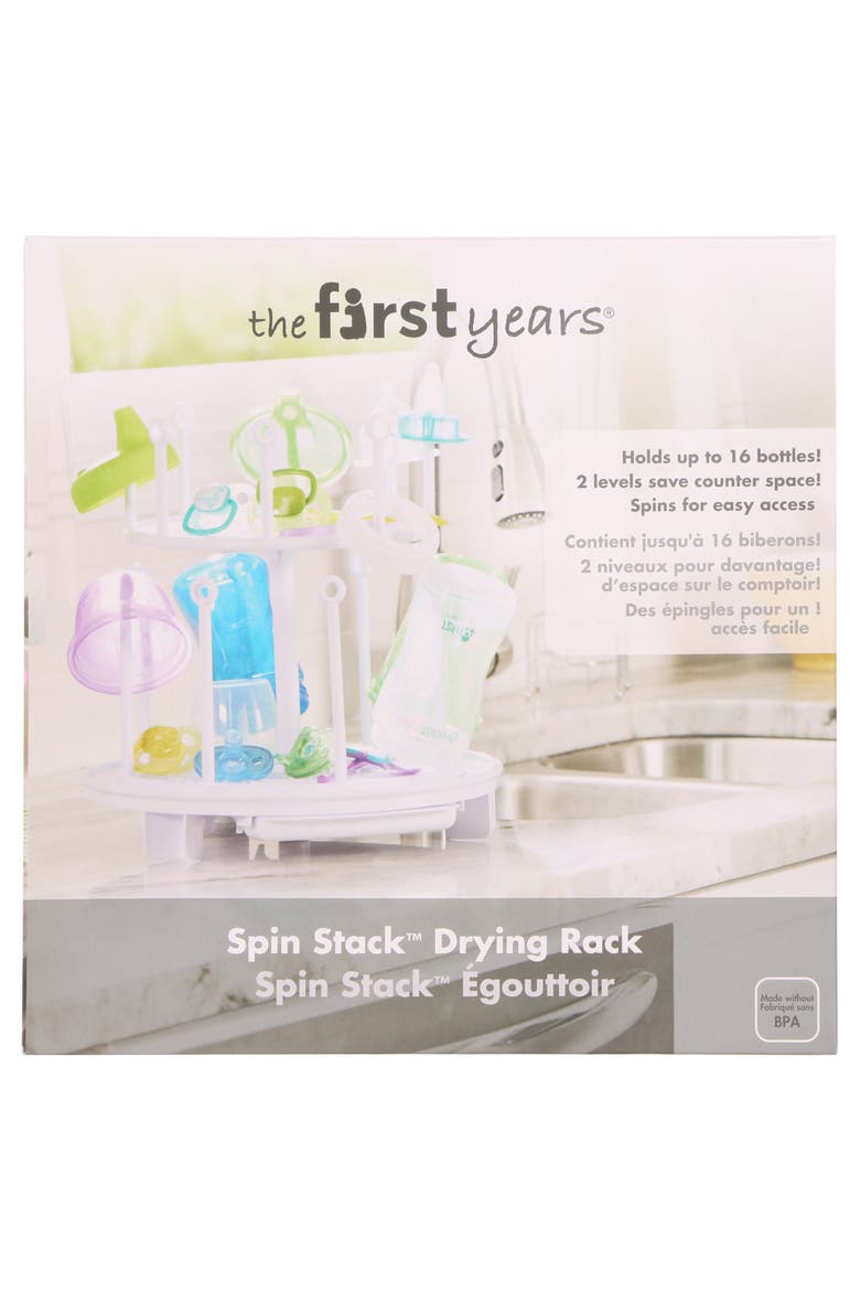 The First Years Spinning Drying Rack, Alternate, color, Multicolored