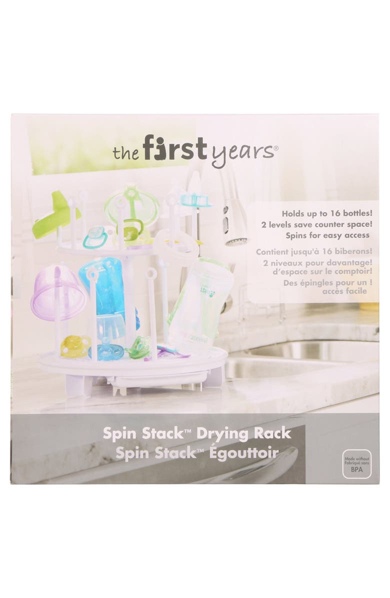 TOMY International The First Years Spinning Drying Rack, Alternate, color, Multicolored