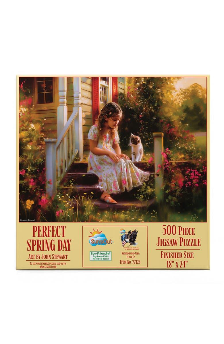 Sunsout Perfect Spring Day 500 piece Jigsaw Puzzle for Adults, Alternate, color, Multicolor