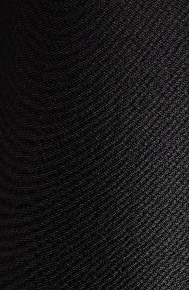 TOM FORD Racerback Wool & Silk Belted Minidress, Alternate, color, Lb999 Black