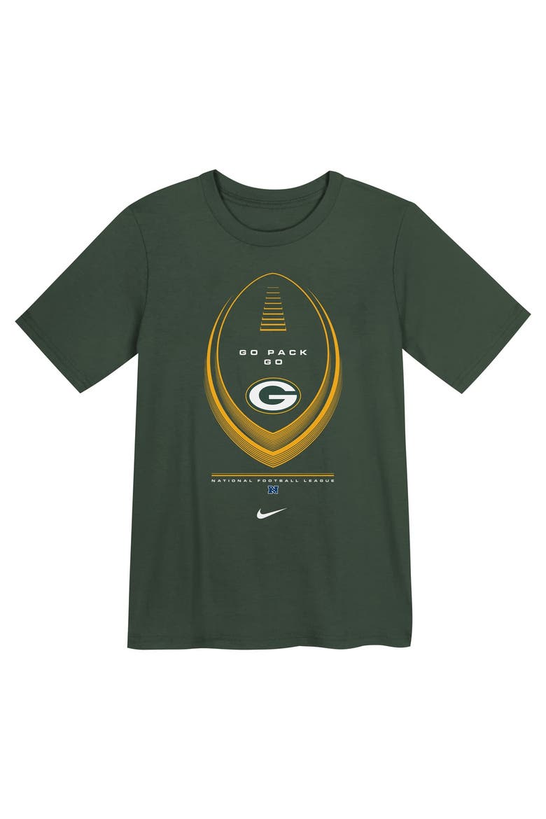 Youth Nike  Green Green Bay Packers Icon Legend Dri-FIT T-Shirt, Main, color, Green