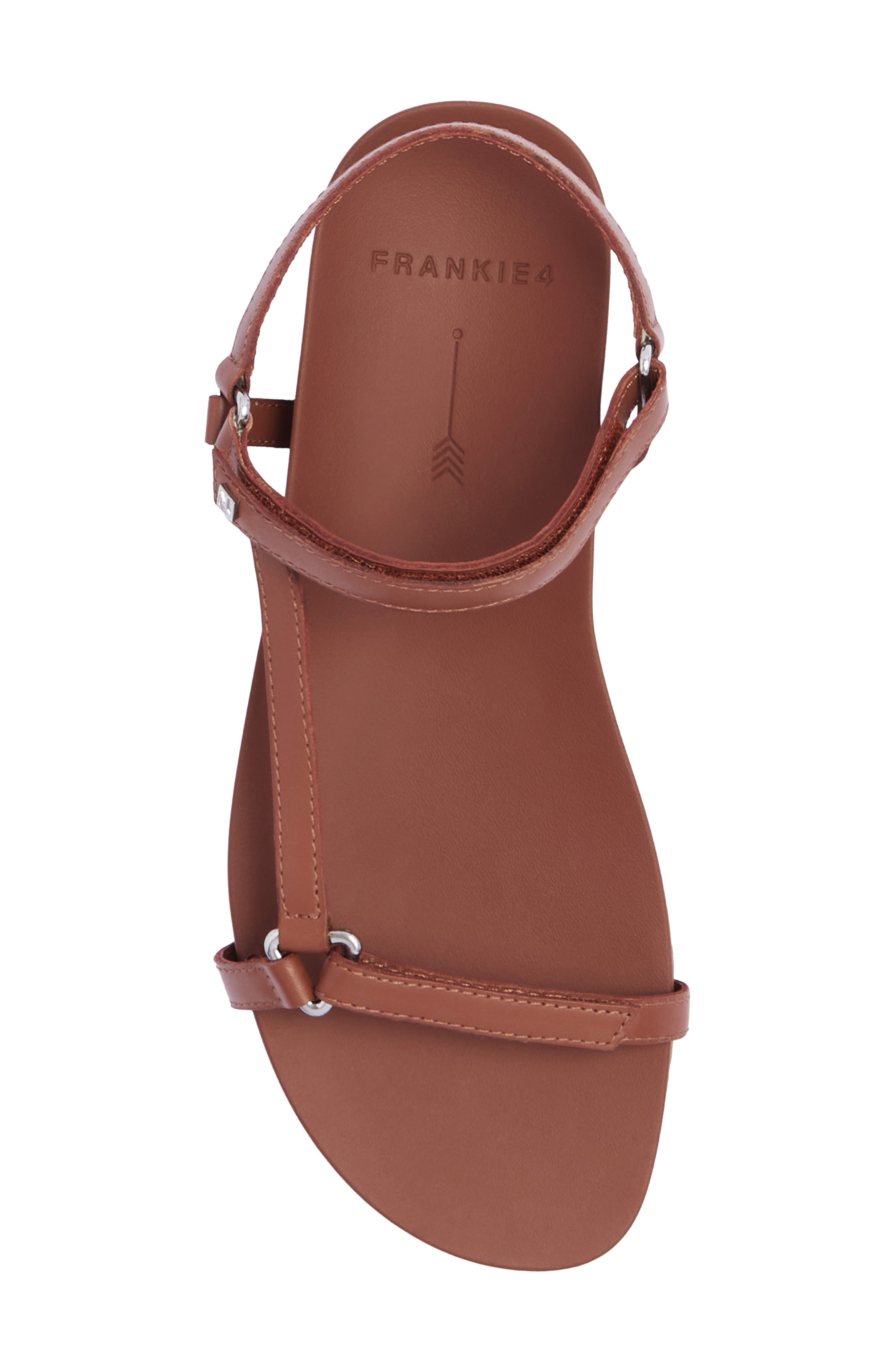 Bronte Waterproof Ankle Strap Slide Sandal, Alternate, color, RICH TAN