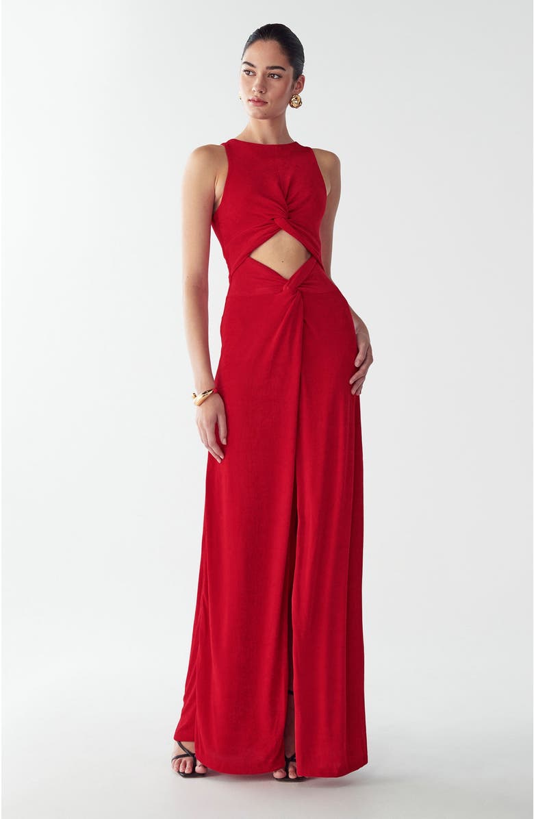ST MRLO Malia Maxi Dress, Alternate, color, Red