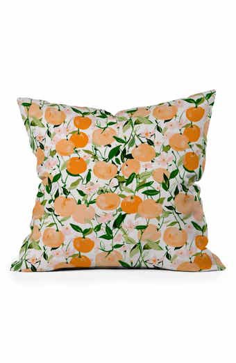 DENY Designs Alison Janssen Spring Clementine Throw Pillow