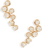 Meira T Diamond Cluster Stud Earrings