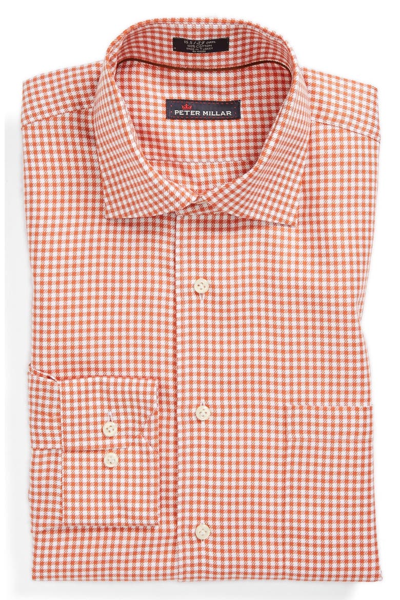 Regular Fit Dress Shirt, Main, color, RUST