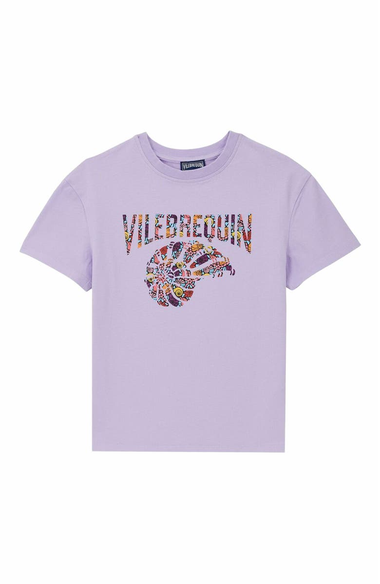Vilebrequin Kids' Organic Cotton Noumea Sea Shells T-Shirt, Alternate, color,