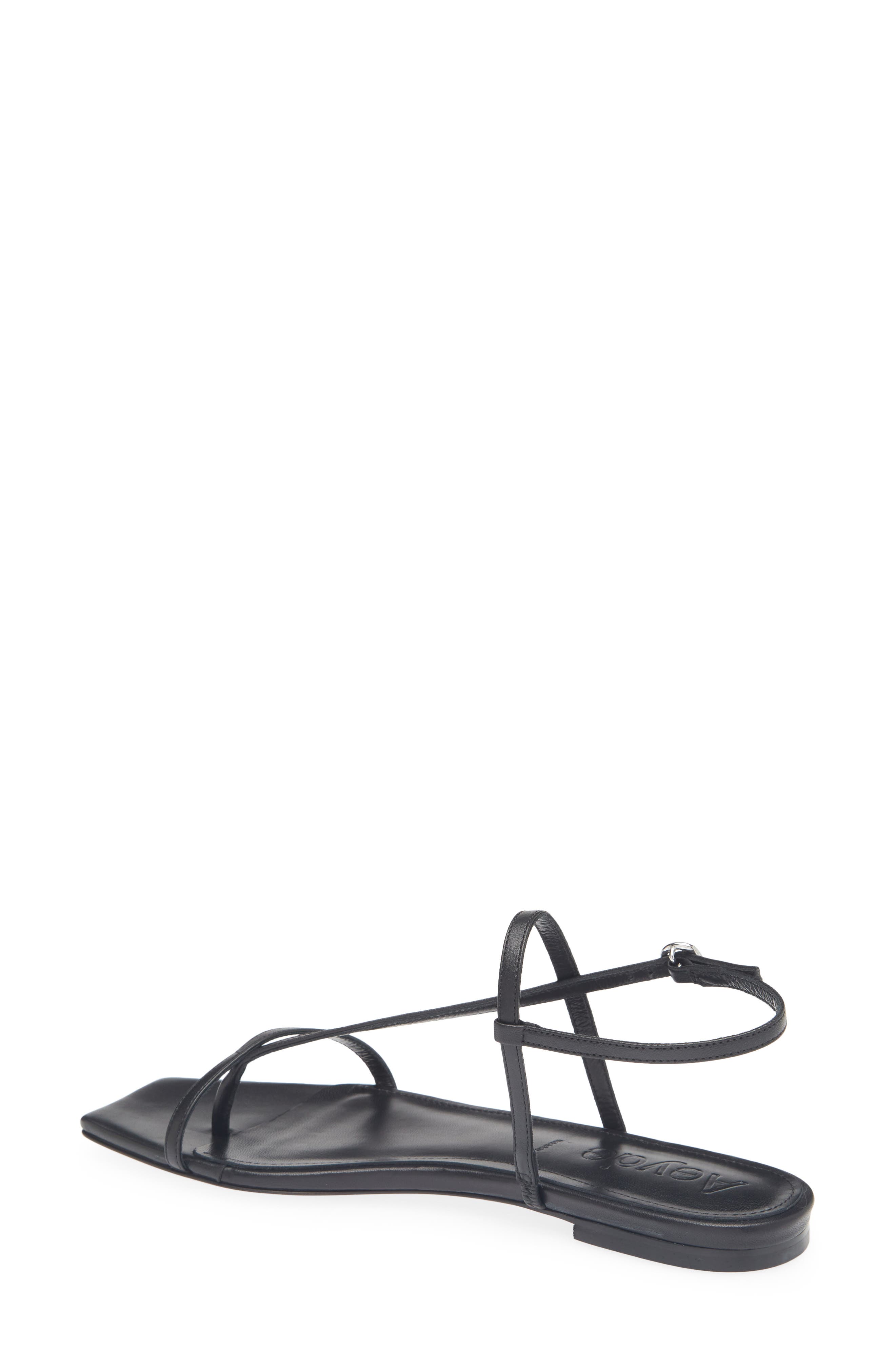 aeyde Ella Sandal, Alternate, color, Black