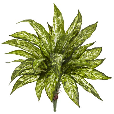 18-in Aglaonema Artificial Plant (Set of 4)