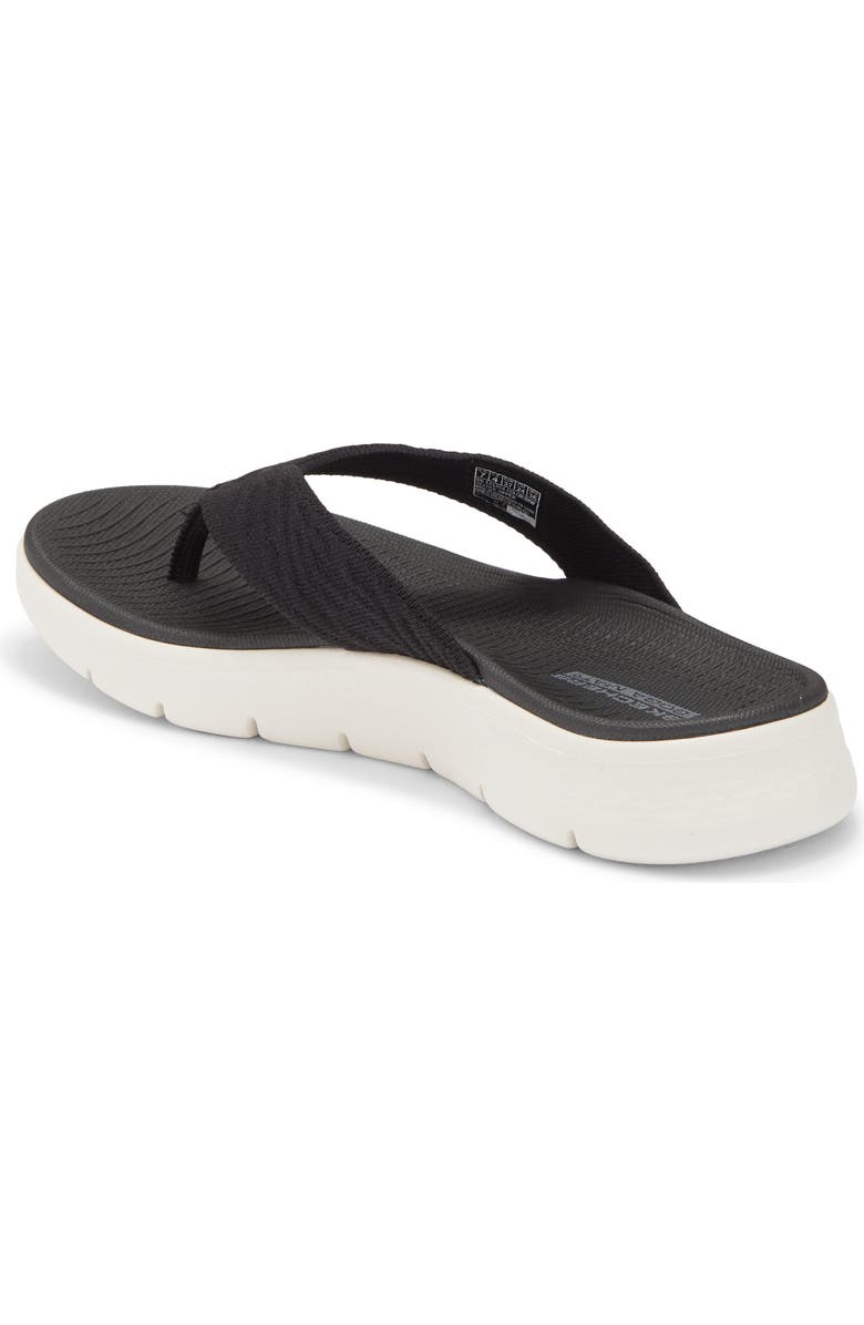SKECHERS Go Walk<sup>®</sup> Flex Flip Flop Sandal - Splendor, Alternate, color, Black