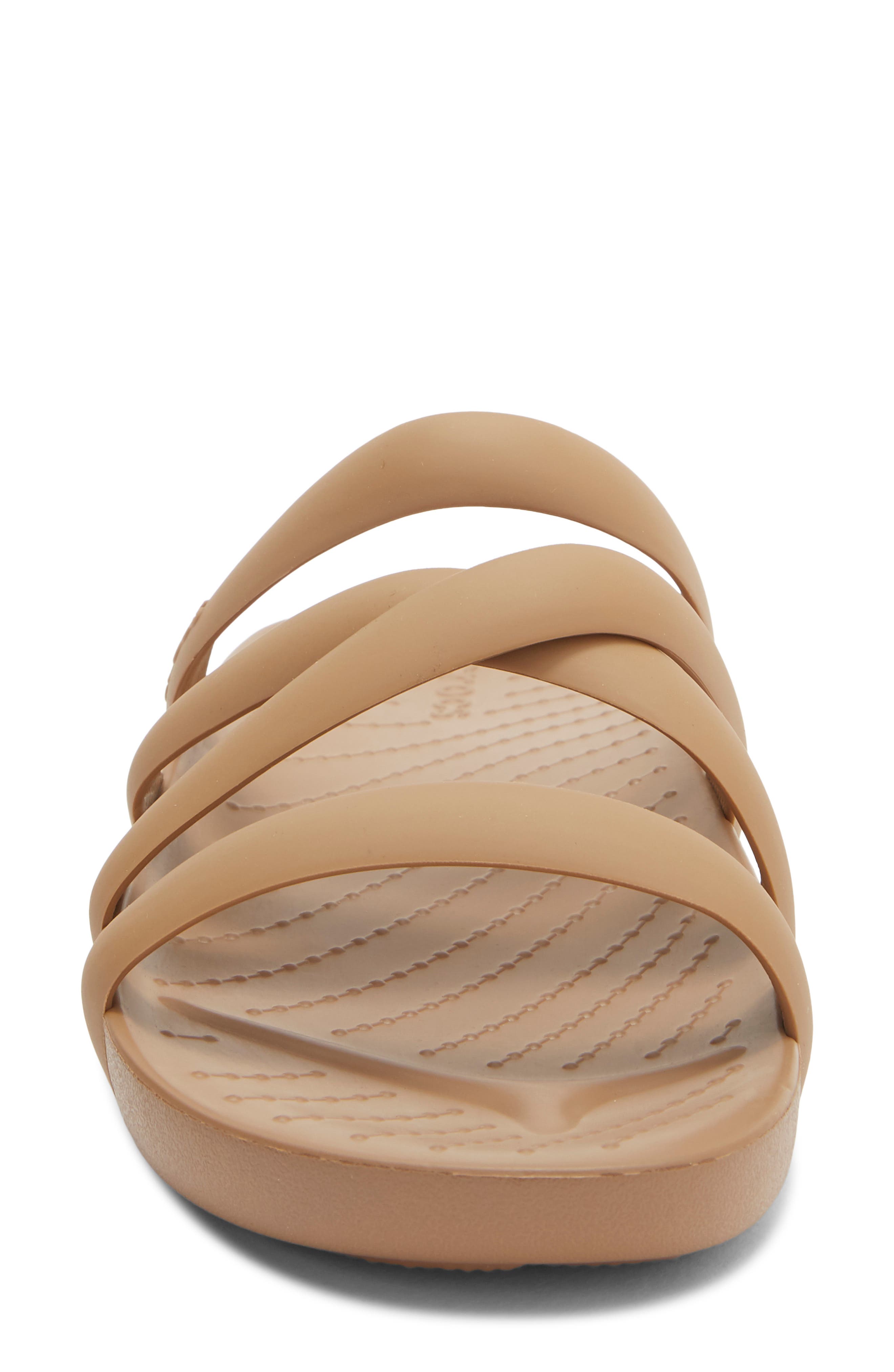 Splash Strappy Slide Sandal, Alternate, color, SEPIA