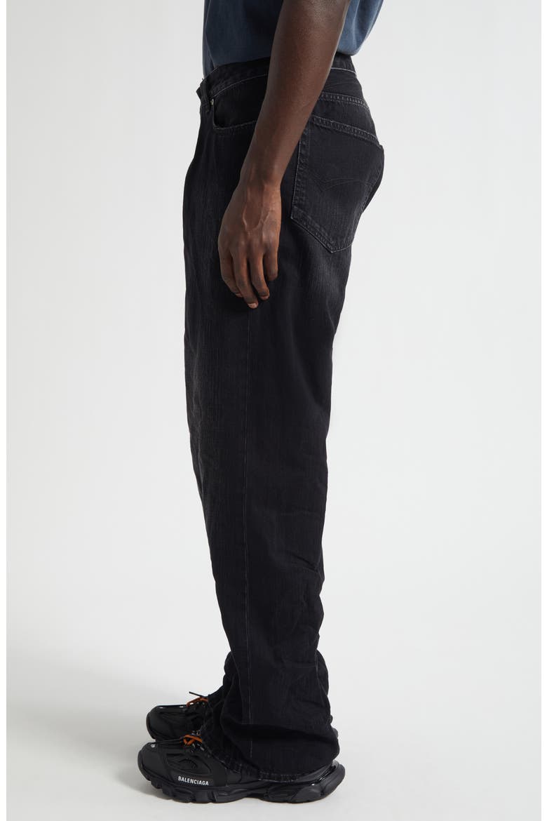 Distressed Relaxed Fit Jeans, Alternate, color, 1037 BLACK FADE OUT