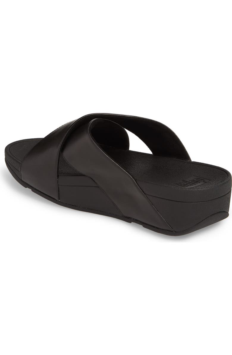 FitFlop Lulu Cross Slide Sandal, Alternate, color,