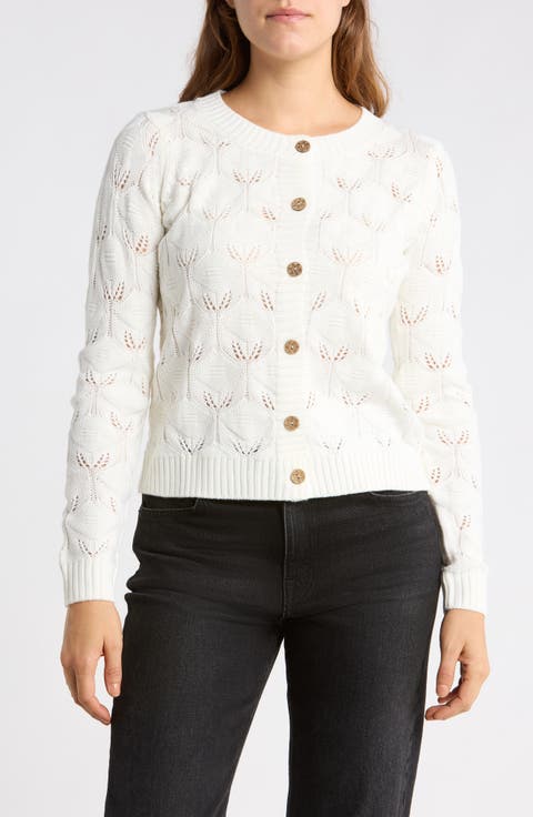 Pointelle Cardigan
