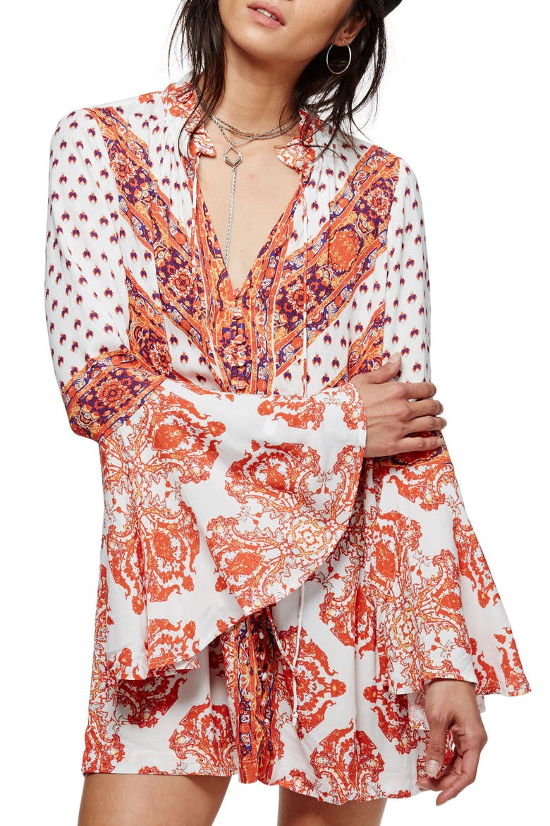 'Magic Mystery' Tunic Top, Main, color, CREAM