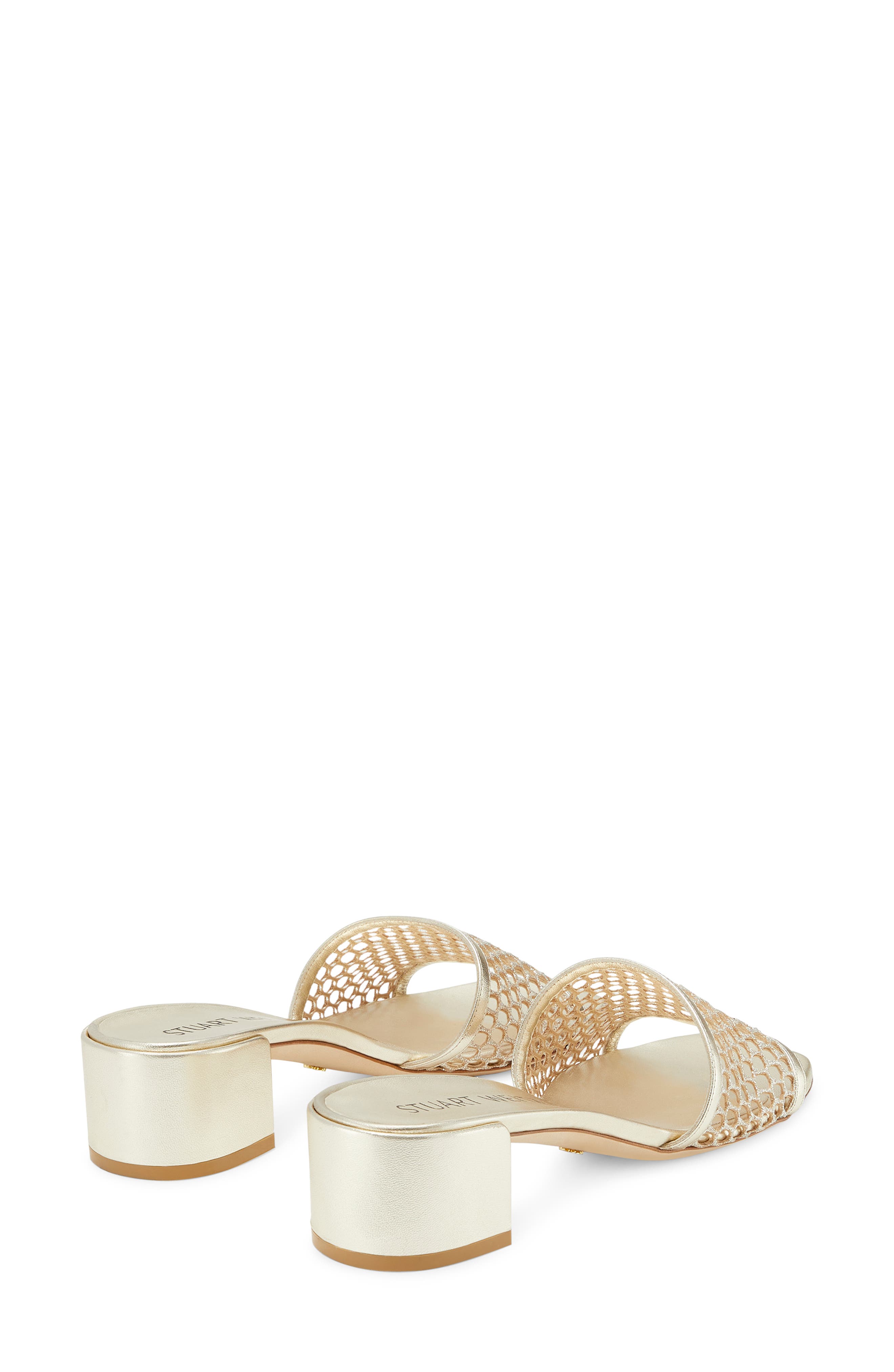 Cayman Block Heel Sandal, Alternate, color, PLATINO/ LIGHT GOLD