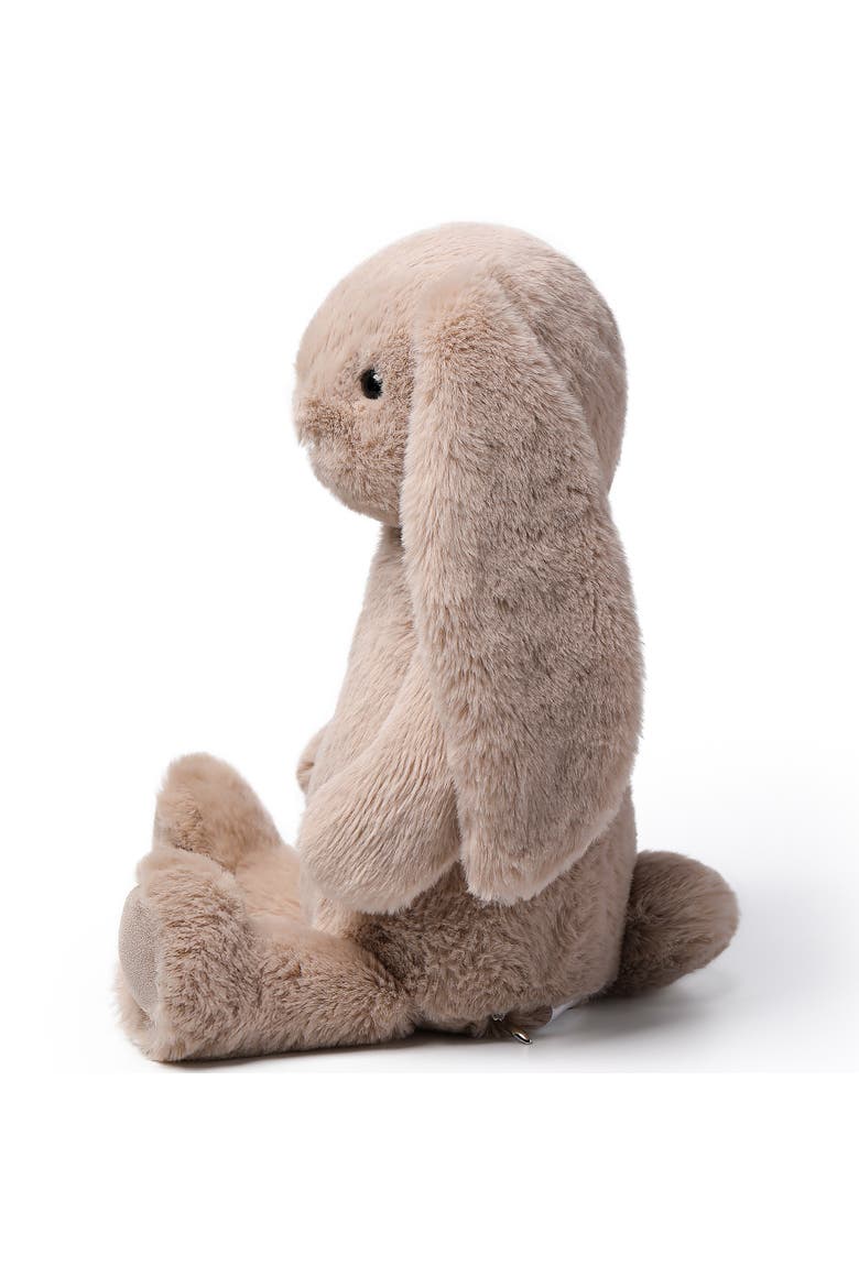 Silverleaf Grey Smiling Rabbit 9.8in Plush, Alternate, color, Multicolored