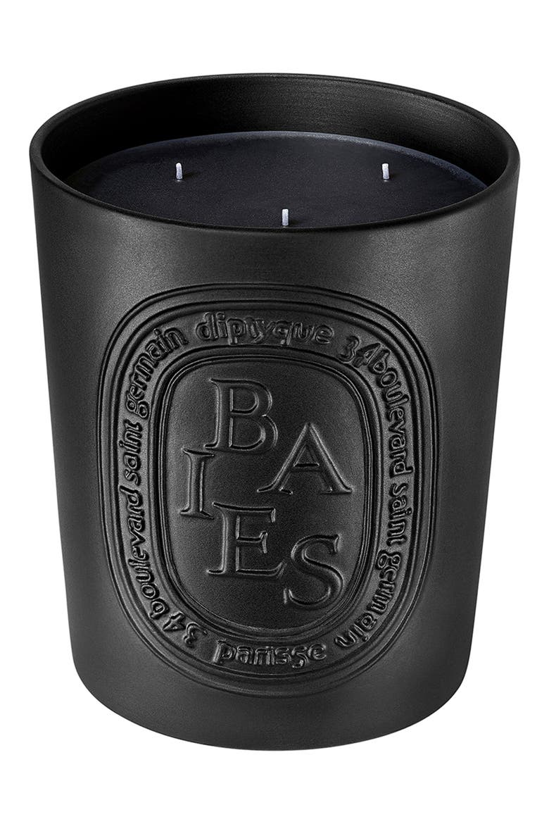 Baies (Berries) Large Scented Candle, Main, color, BLACK VESSEL